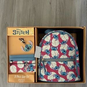 🆕 Disney Stitch Backpack Set